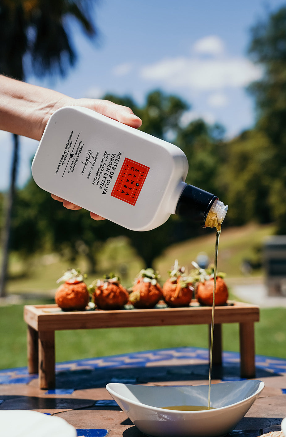 Spanisches Olivenöl Nativ Extra Arbequina Frühernte 500 ml – Edition Santa Clara Golf