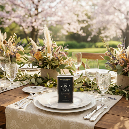 Aceite de Oliva Virgen extra personalizable para bodas y eventos