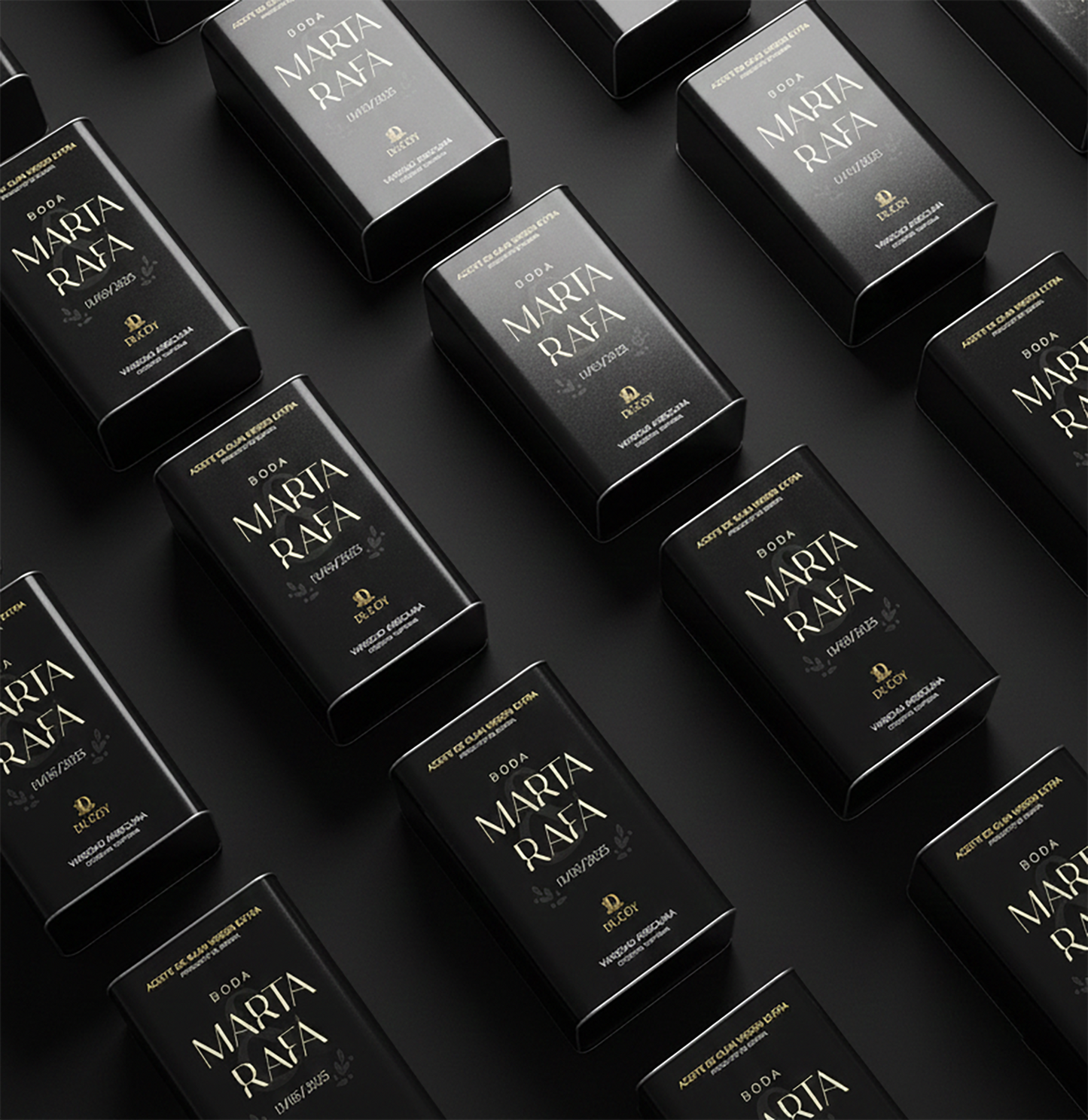 Aceite de Oliva Virgen extra personalizable para bodas y eventos