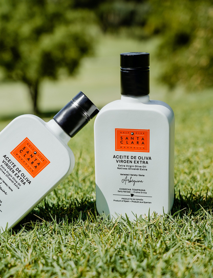 Spanisches Olivenöl Nativ Extra Arbequina Frühernte 500 ml – Edition Santa Clara Golf